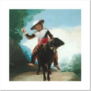 Boy on a Ram by Francisco Goya Posters and Art